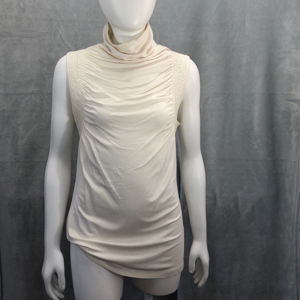 The Limited Sleeveless Turtleneck Dressy Top